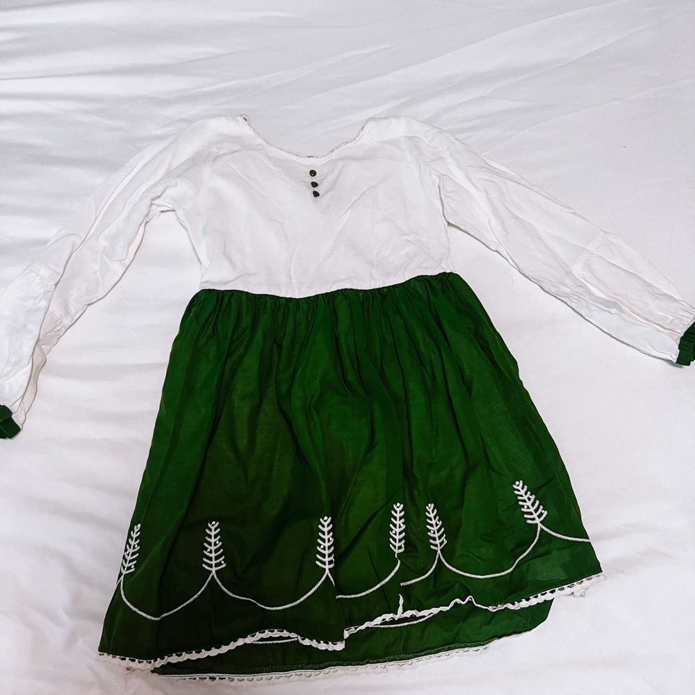 Well dressed wolf holiday green dress